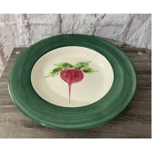 Vintage Laurie Gates Large Radish Serving Bowl 1996